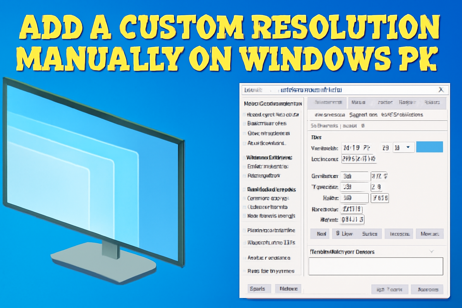 Custom Resolution Utility