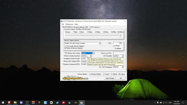 TCP Optimizer